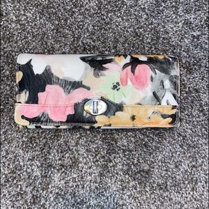 Floral Print Tri-Fold Wallet